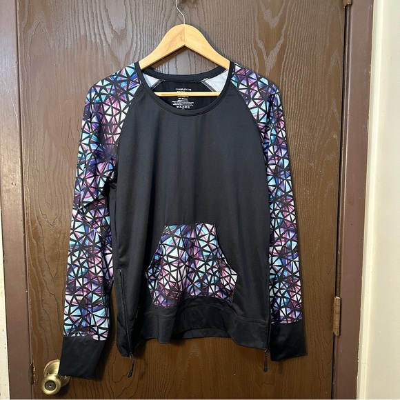 COVERGIRL Active Black and Gray Top - Picture 1 of 2